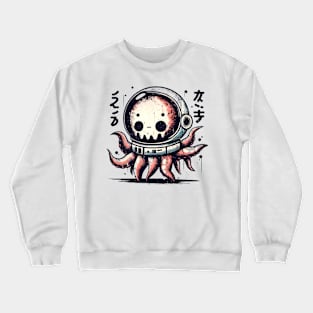 Octopus astronaut horror Crewneck Sweatshirt